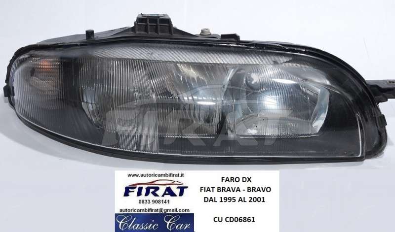 FARO FIAT BRAVA BRAVO 95 - 01 DX - Clicca l'immagine per chiudere